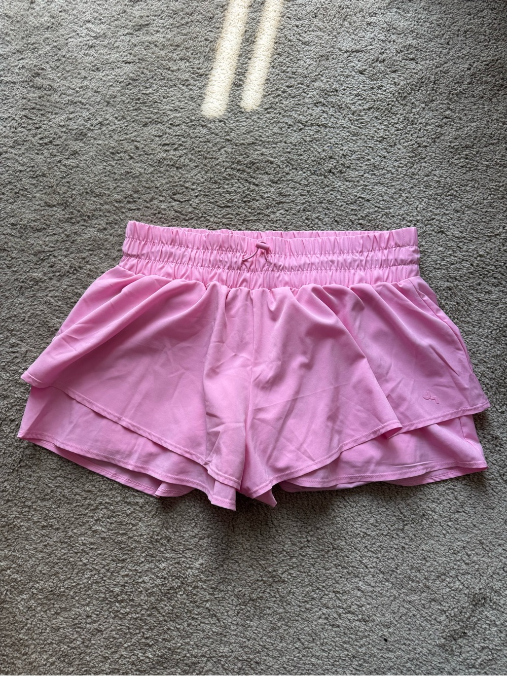 JoyLab Pink Layered Ruffle Athletic Shorts
